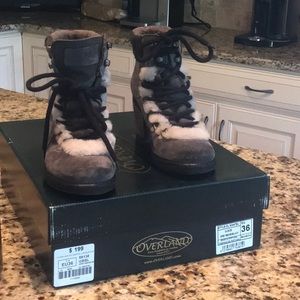 Bos & Co leather/suede boots.